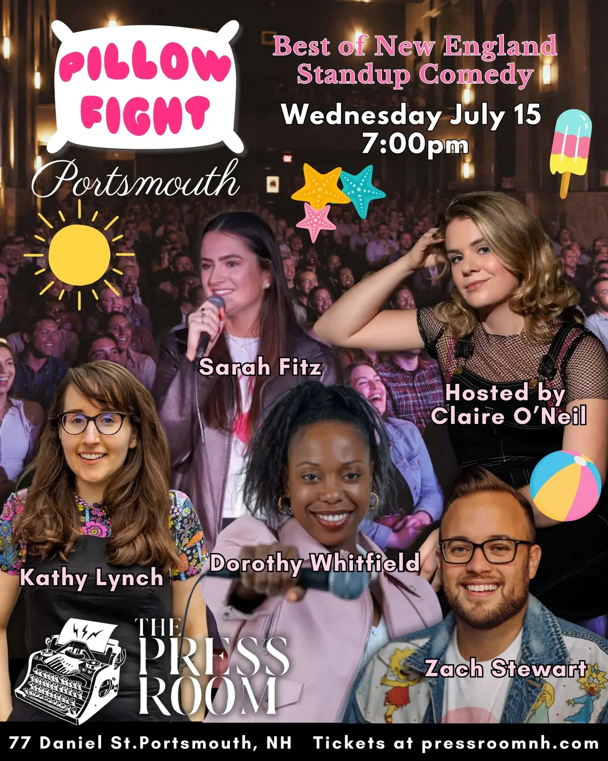 Pillow Fight Portsmouth: Best of New England Stand-Up Comedy