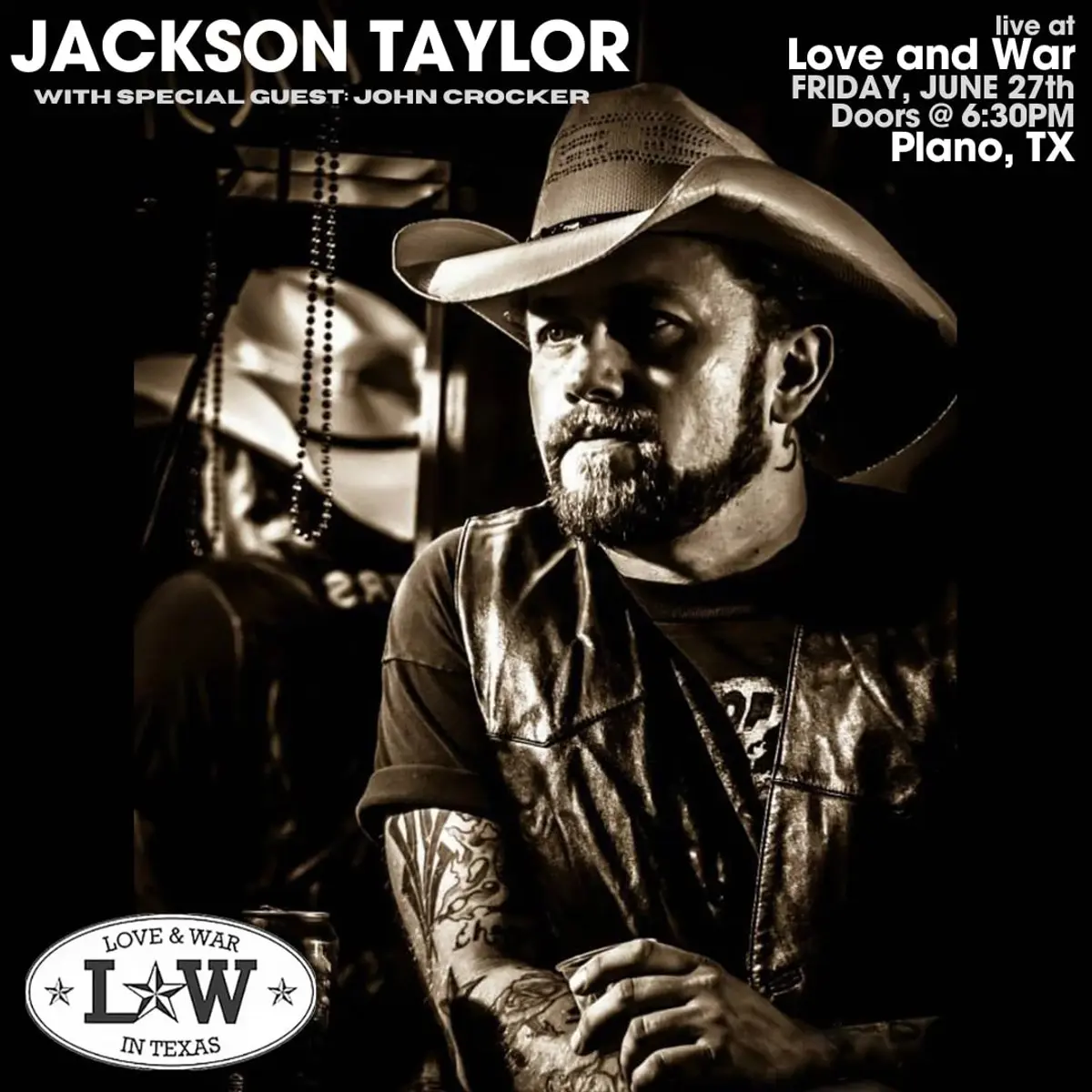 Jackson Taylor w/ special guest John Crocker