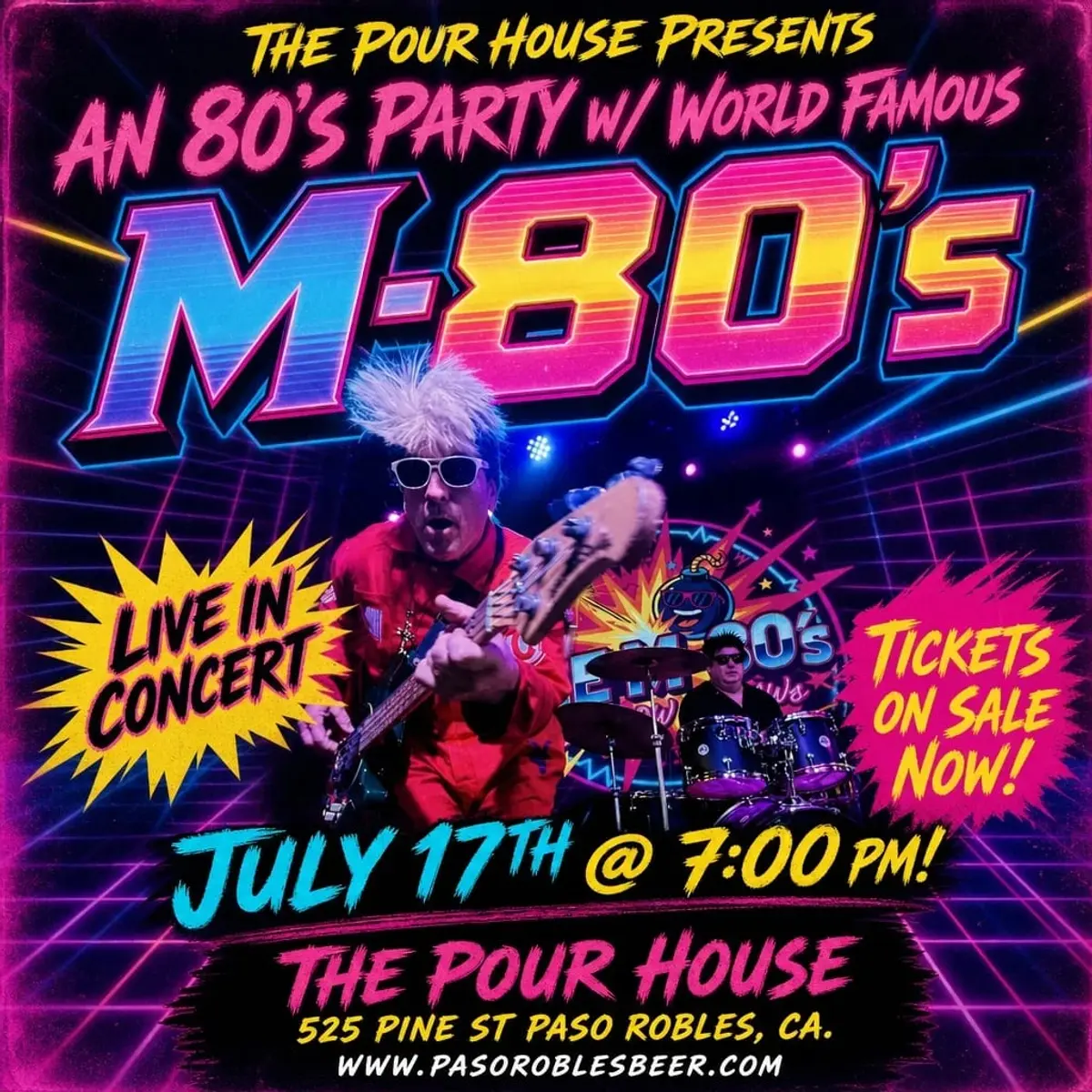 M-80's LIVE IN PASO ROBLES!