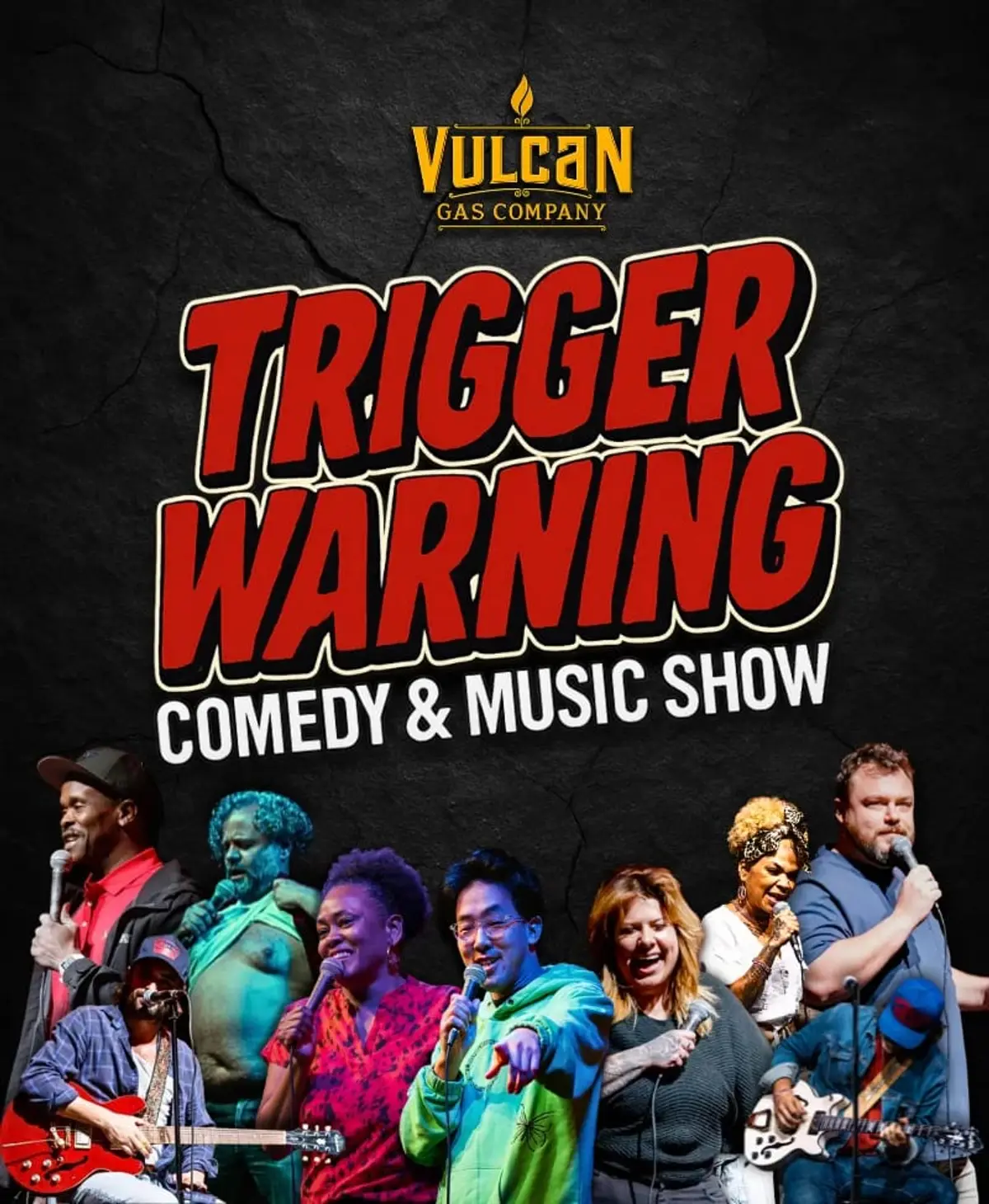Trigger Warning: Live Music & Comedy Event