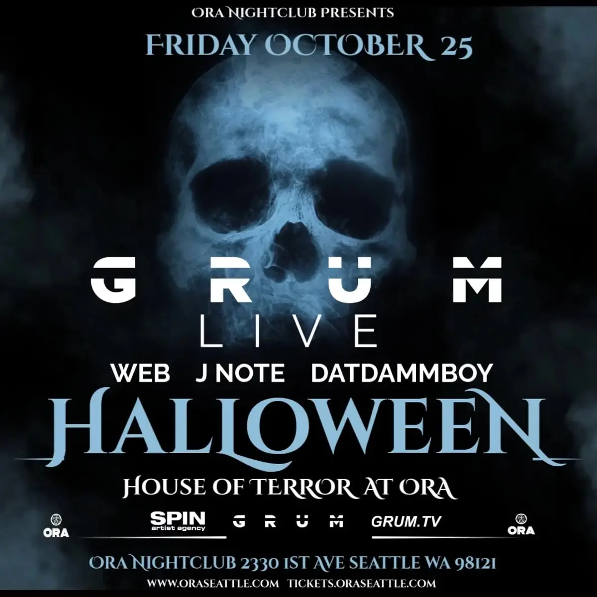 Grum Live  (Halloween Party House of Terror at Ora)