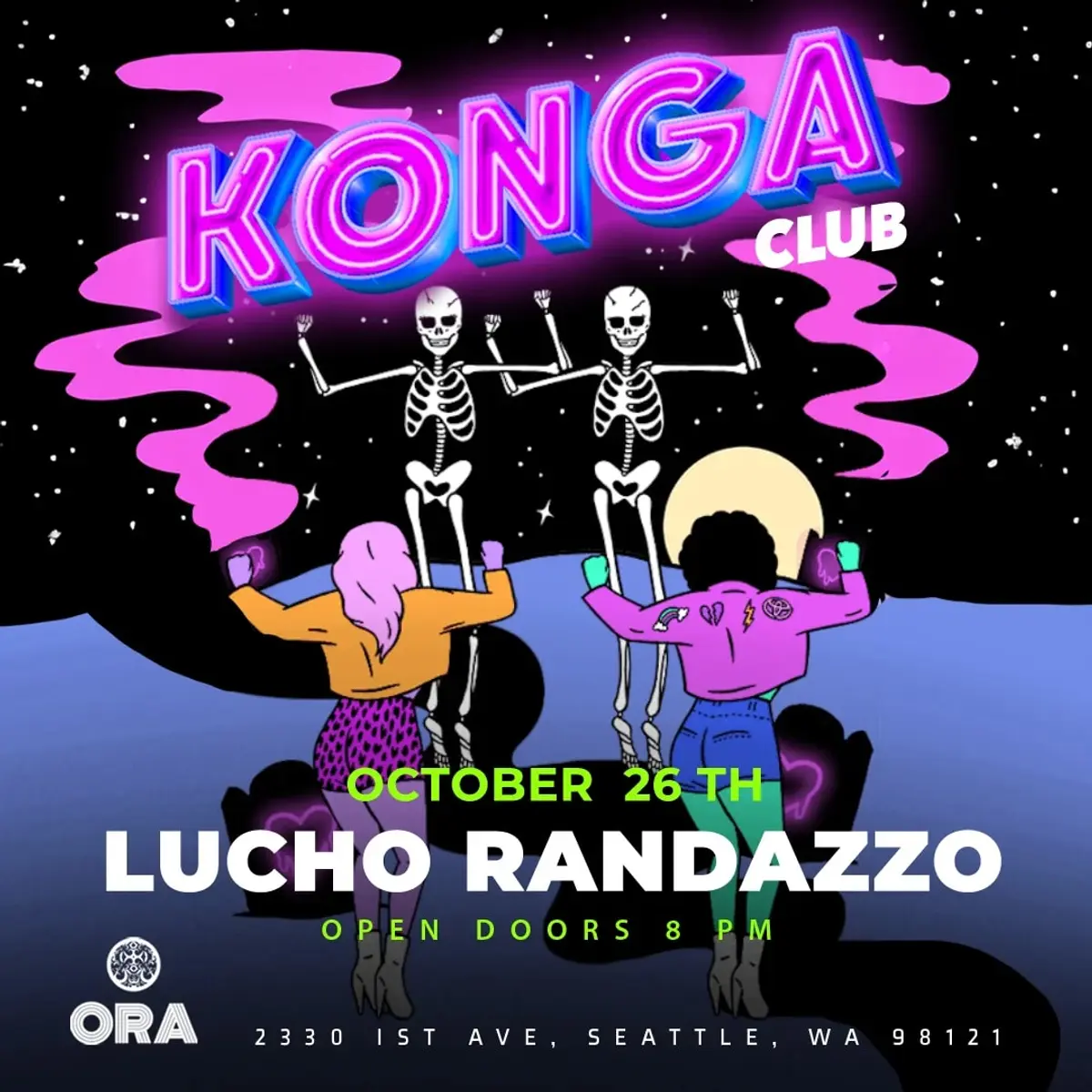 Latin Halloween Party - Konga Club at Ora