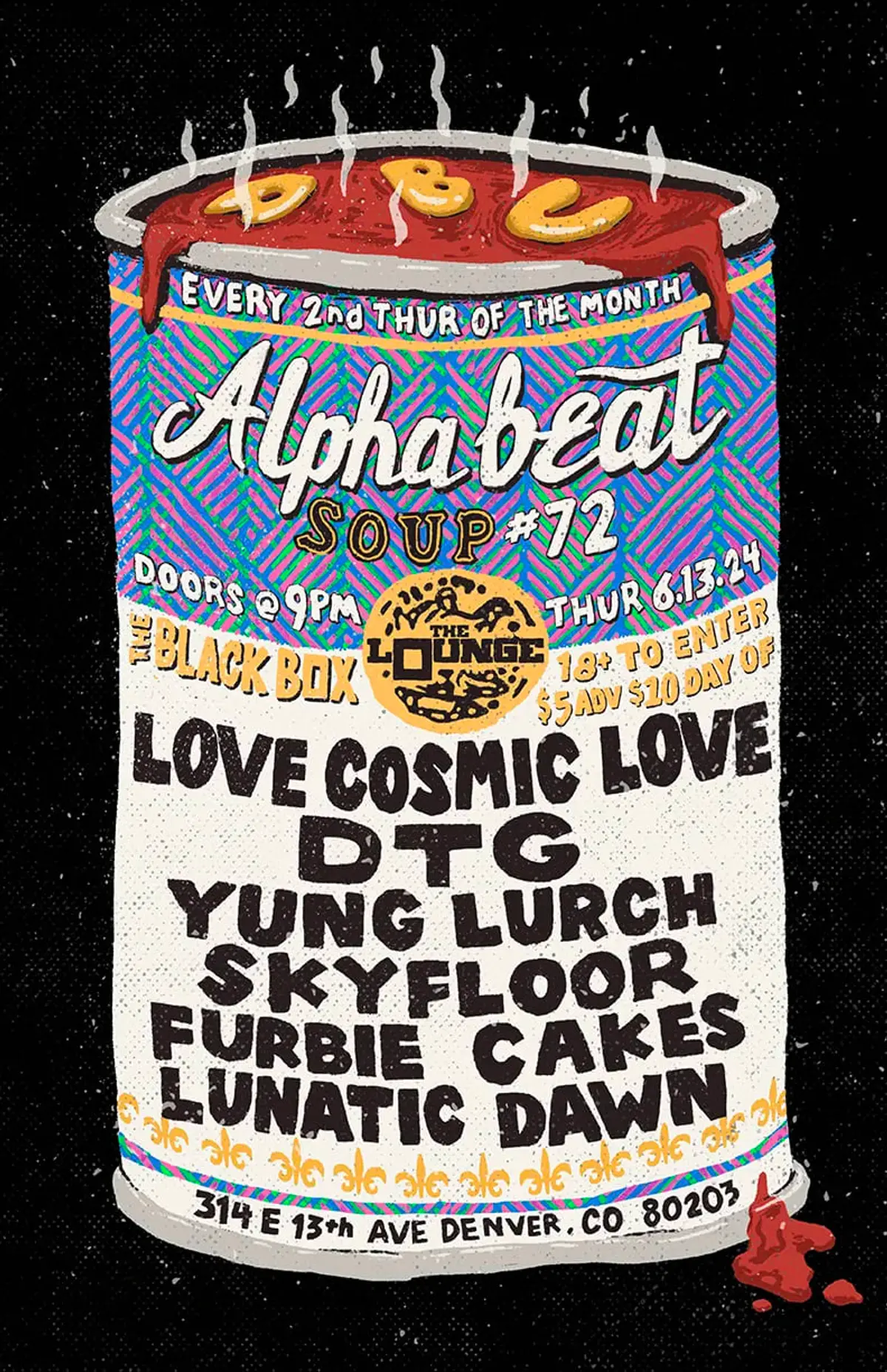 Alphabeat Soup #72: Love Cosmic Love, DTG, Yung Lurch, Skyfloor, Furbie Cakes, Lunatic Dawn