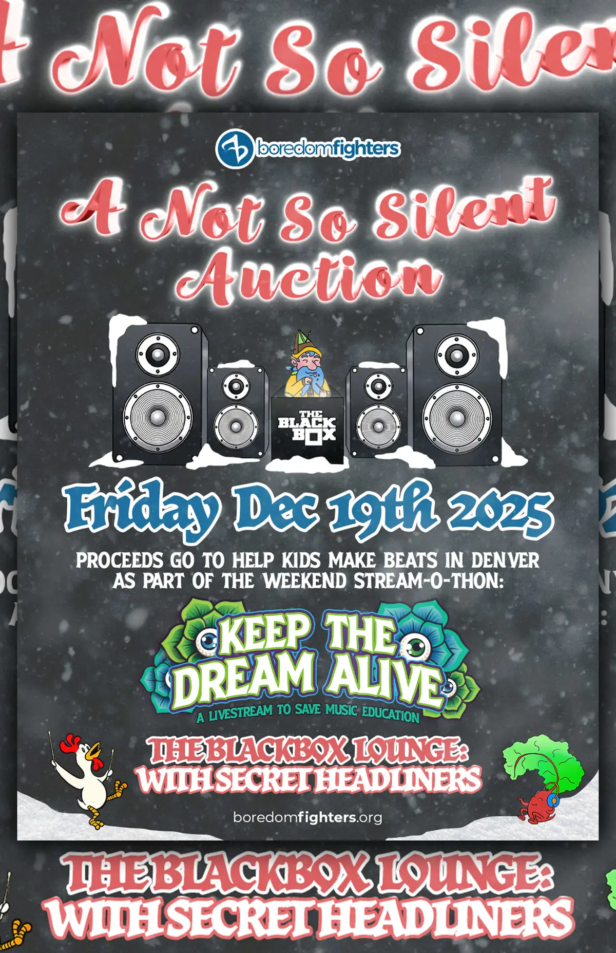 The Not So Silent Auction To Help Kids Make Beats w/ Boredomfighters