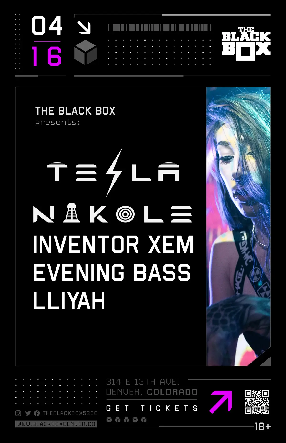 Tesla Nikole & Friends: Inventor XEM, Evening Bass, Lliyah