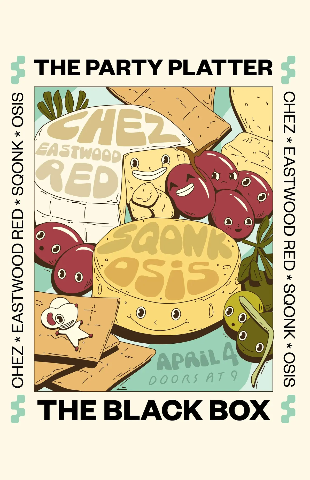 The Black Box presents: Chez w/ Eastwood Red, Sqonk, Osis