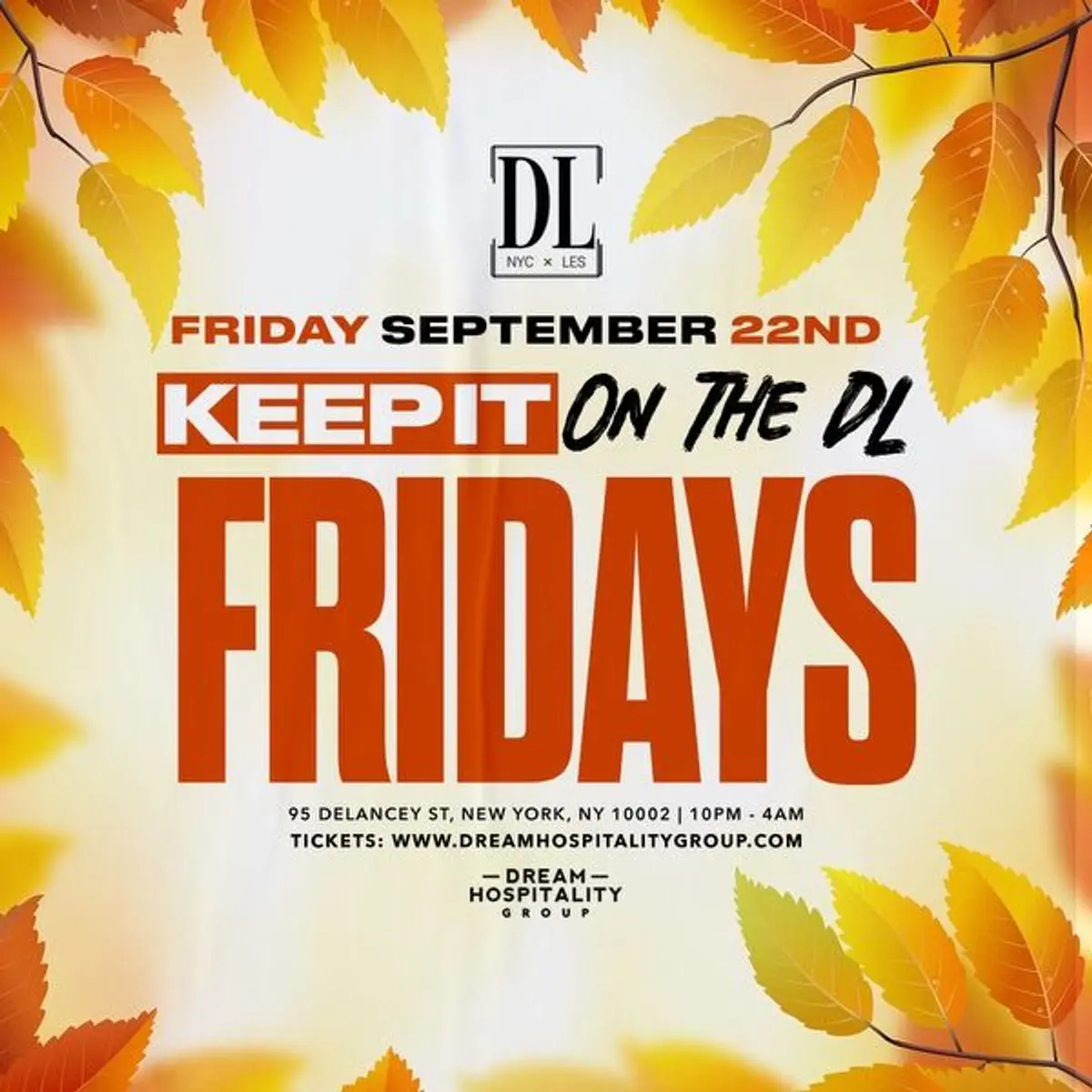 FRIDAY NIGHTS @ THE DL ROOFTOP