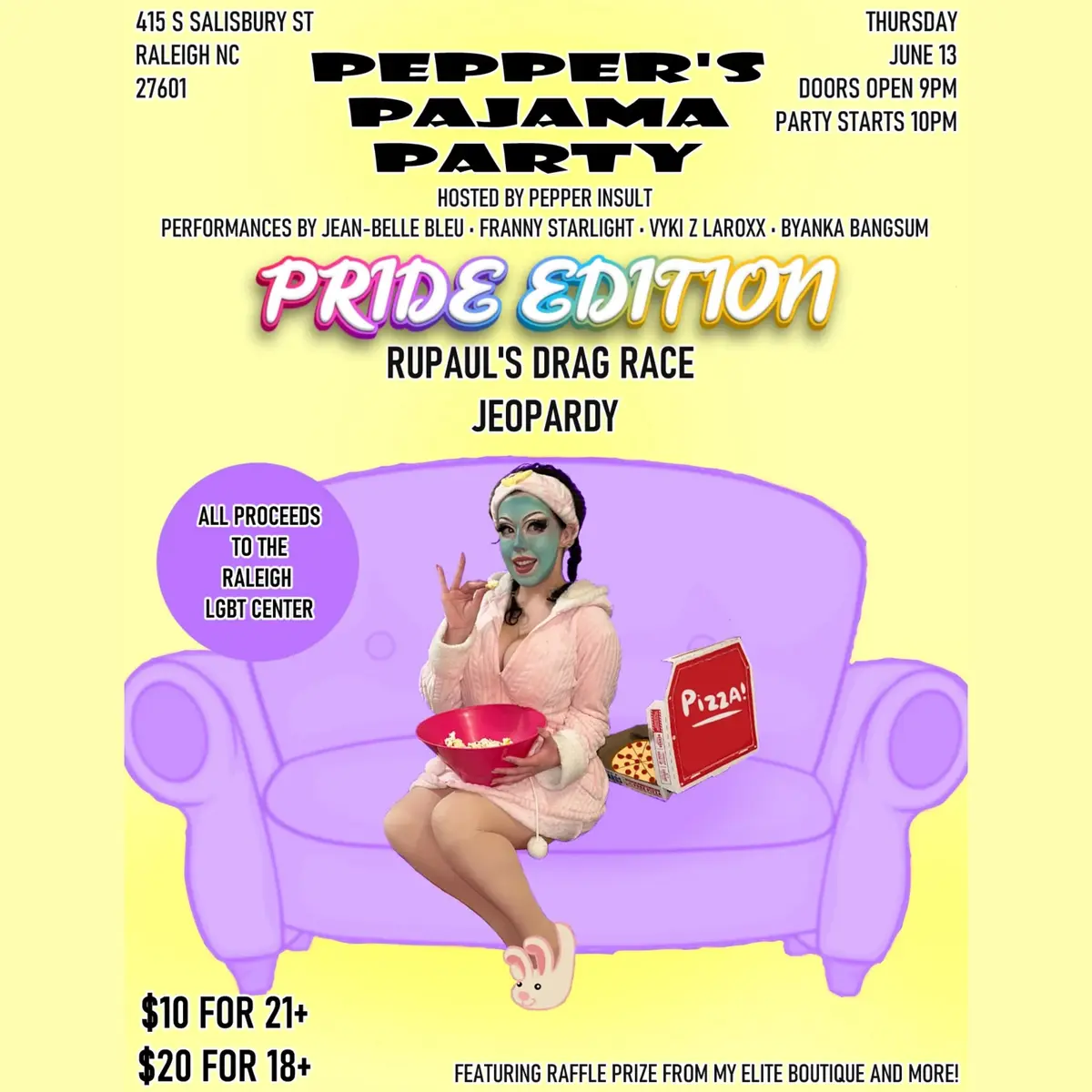 Pepper's Pajama Party: Pride Edition! With Rupaul's Drag Race Jeopardy!