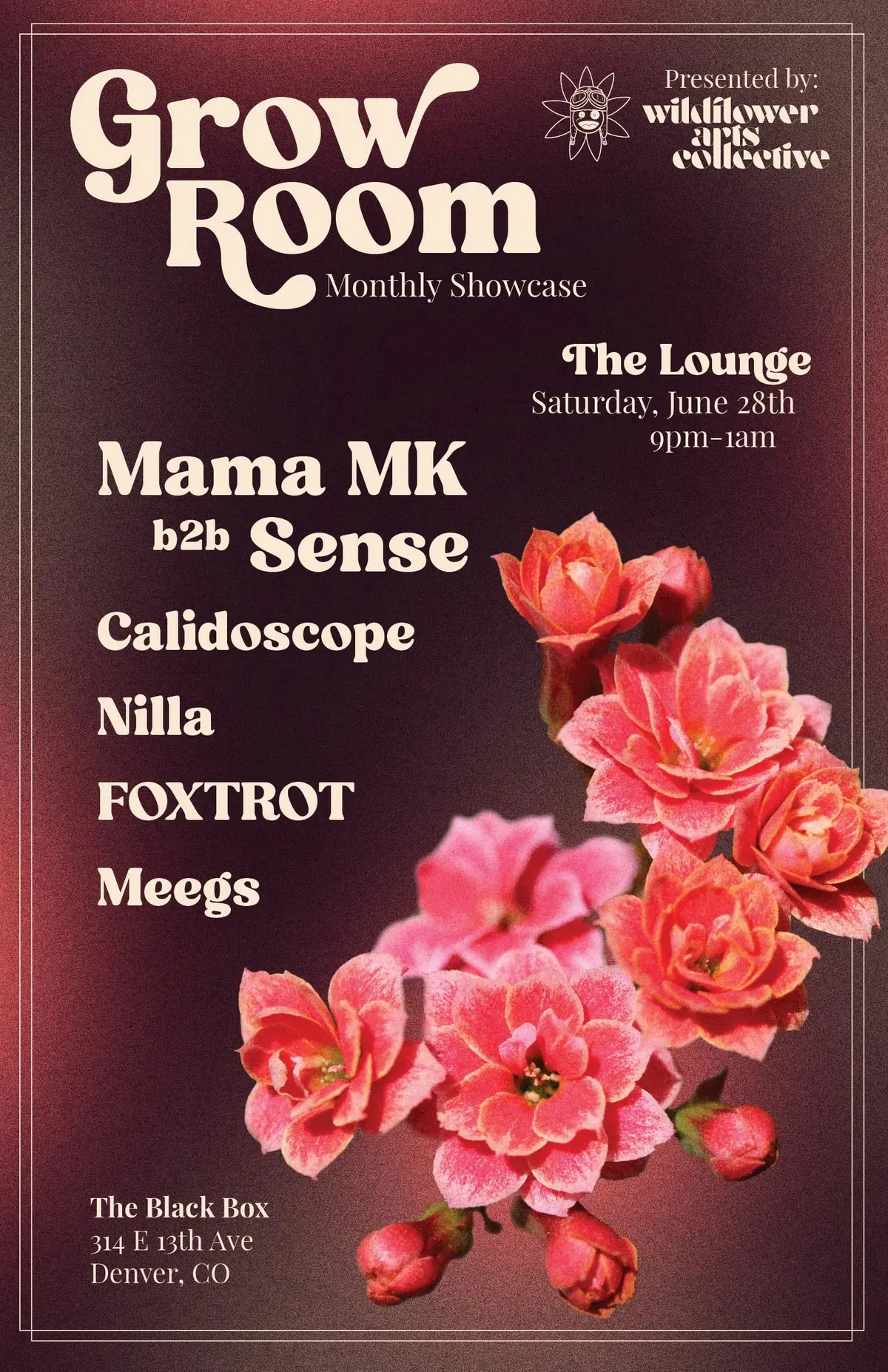 Grow Room Monthly Showcase: Mama MK B2B Sense, Calidoscope, Nilla, FOXTROT, Meegs