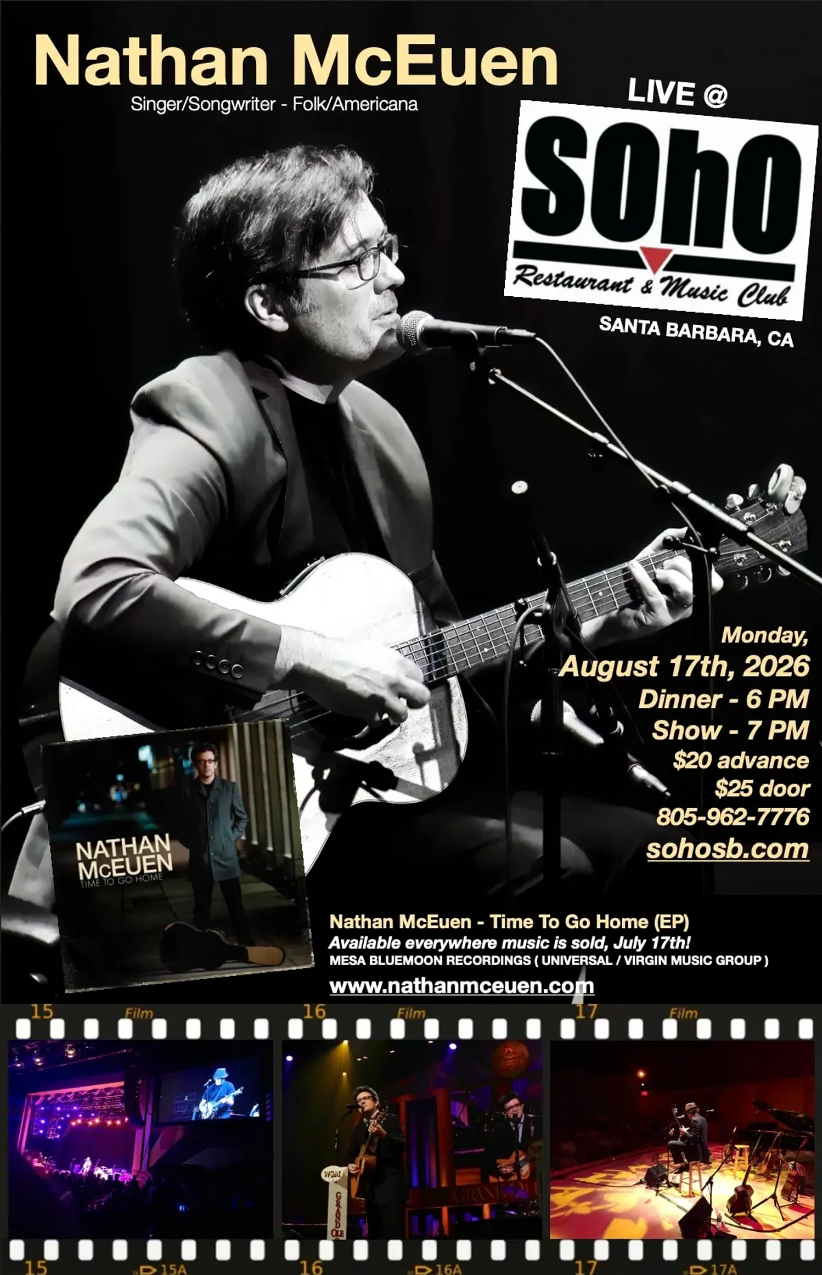 Nathan McEuen - Time To Go Home Tour