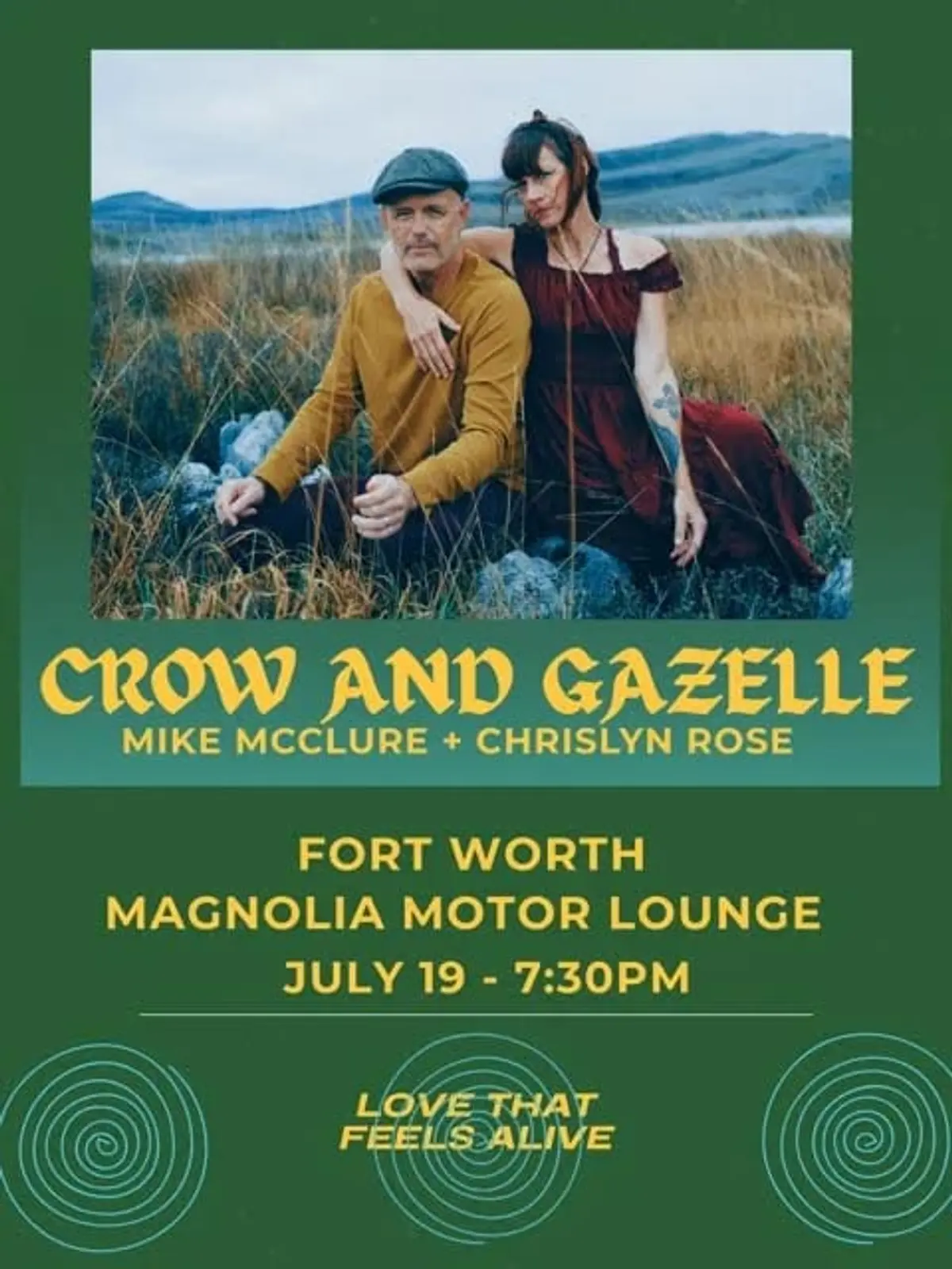 CROW & GAZELLE | Mike McClure & Chrislyn Rose