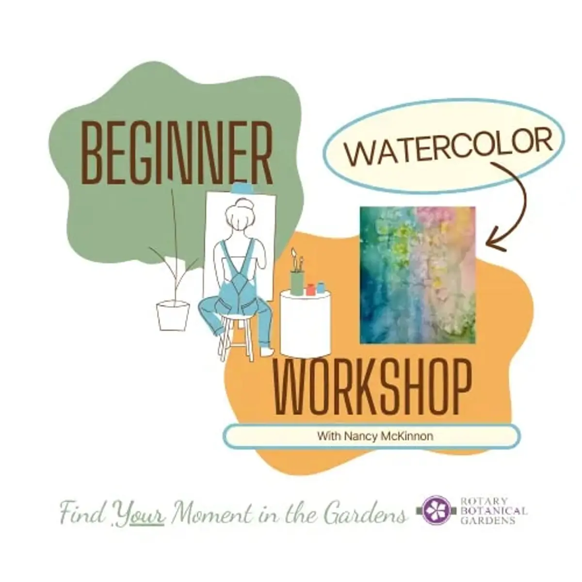 SOLD OUT! Beginner Watercolor Workshop