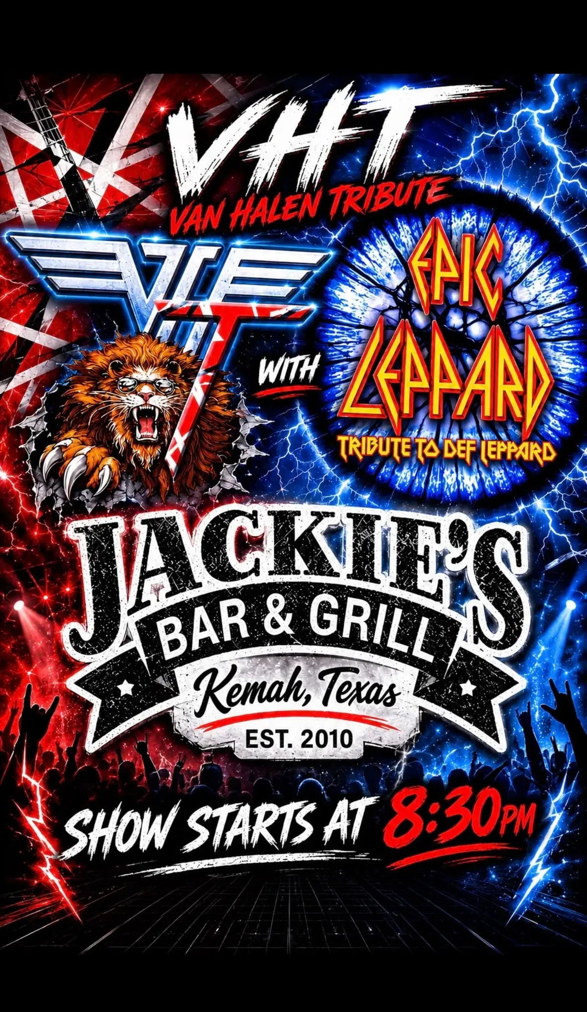 Table Reservations for Van Halen and Def Leppard Tributes | VHT & Epic Leppard