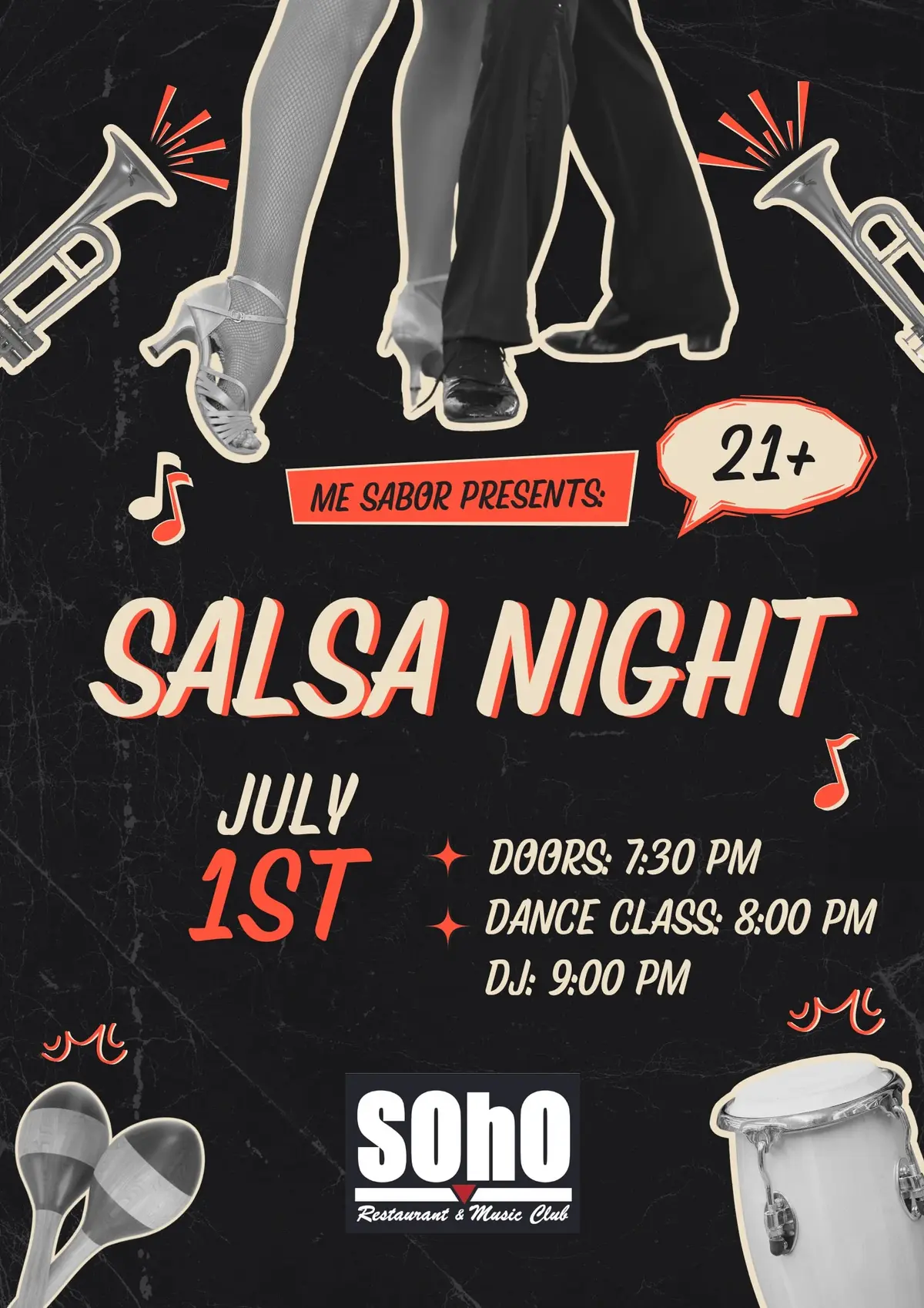 ME Sabor Dance Studio & The SB Social Present: Sabor Nights