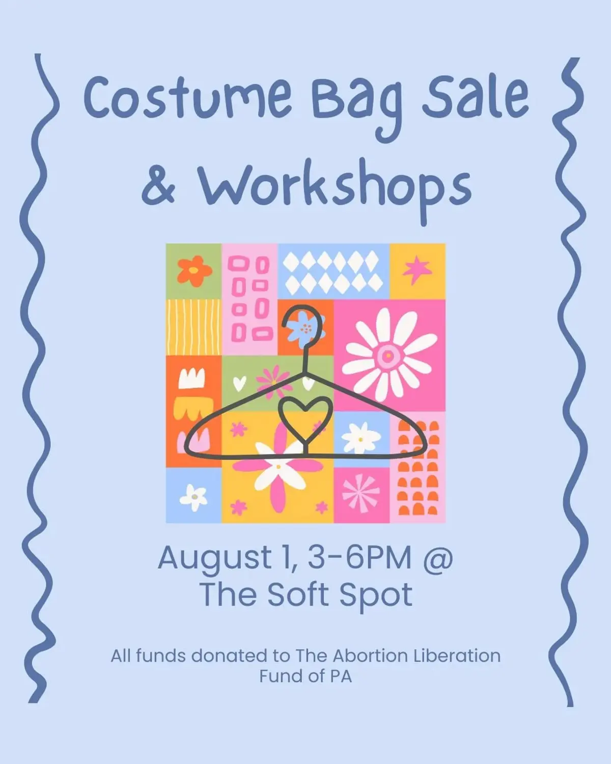 Costume Bag Sale and Performer Workshops