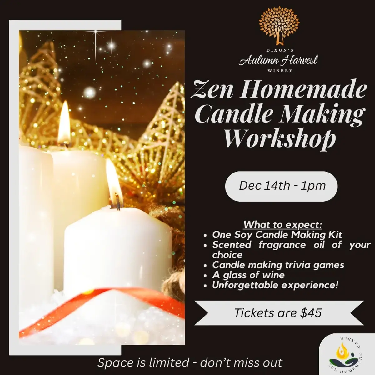 Holiday Candle Making Class