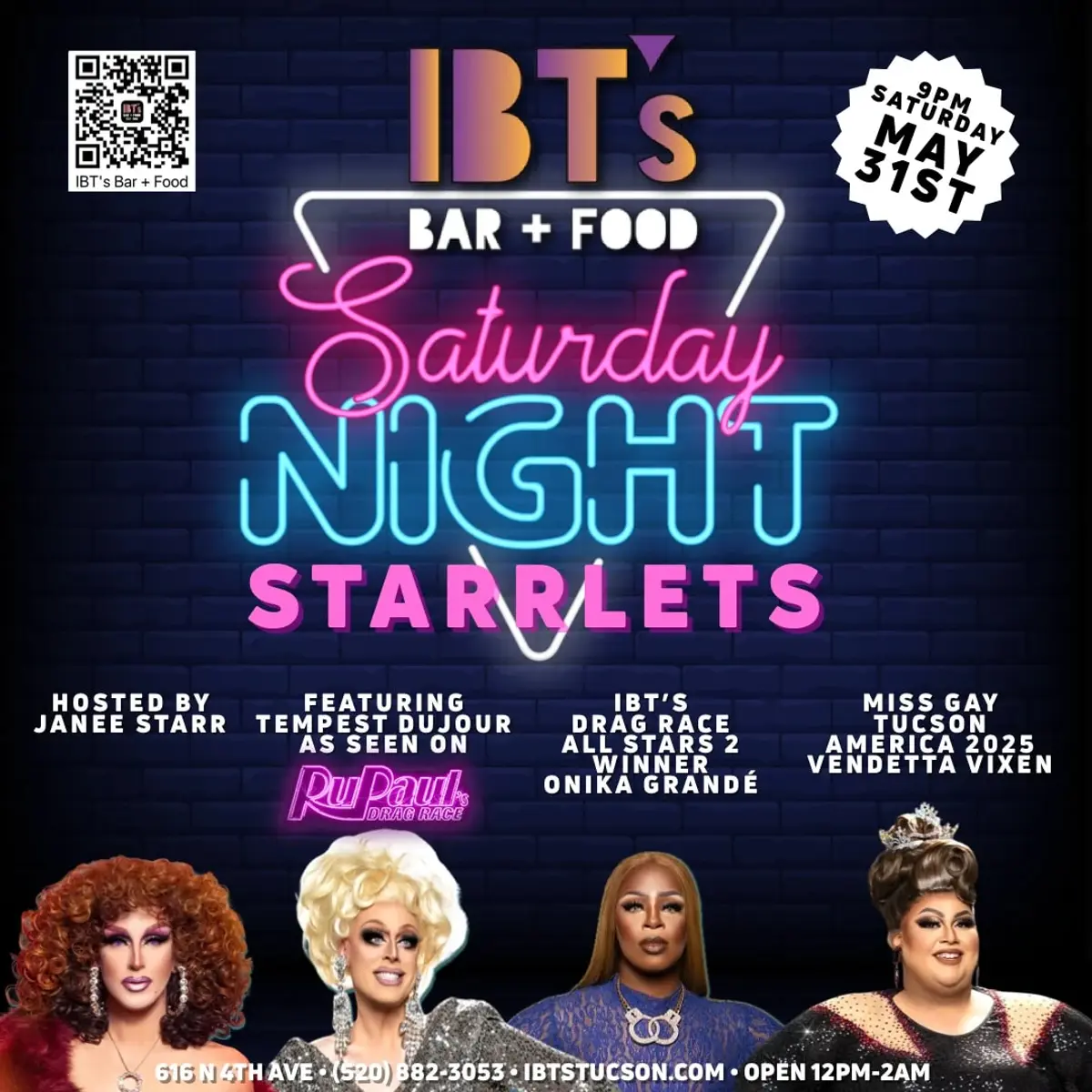 IBT’s Saturday Night Starrlets - Saturday 5/31