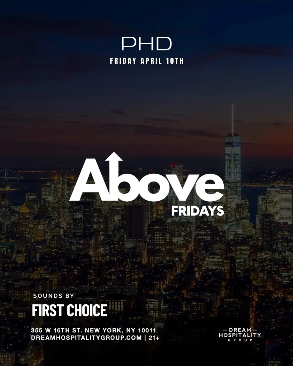 Above Fridays @ PhD Rooftop