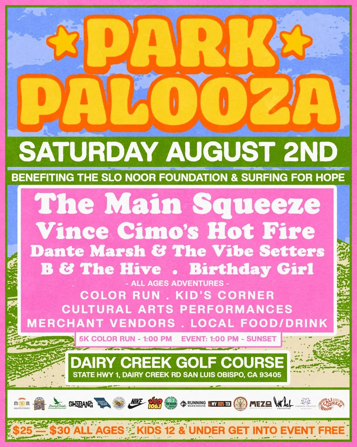 PARK PALOOZA 2025 - COLOR RUN • MUSIC FESTIVAL