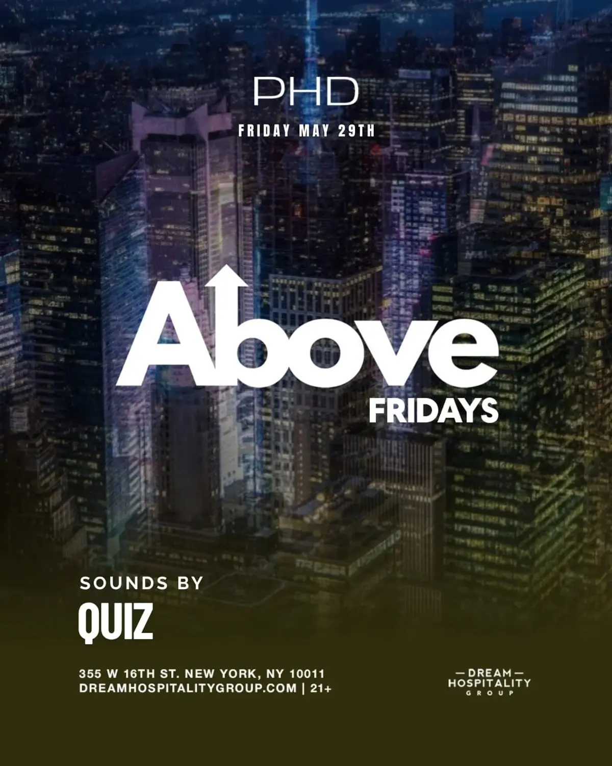 Above Fridays @ PhD Rooftop