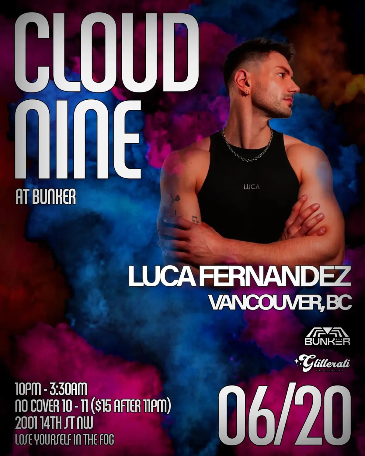 Cloud Nine with Luca Fernandez (Vancouver, BC) presented by Glitterati Productions