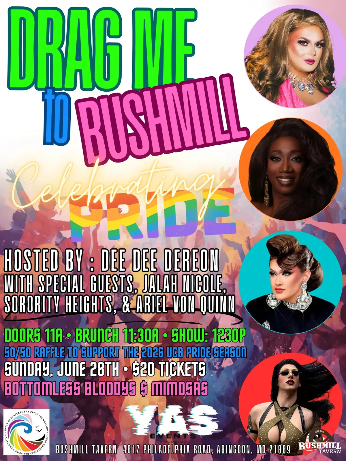 Bushmill Tavern Drag Brunch