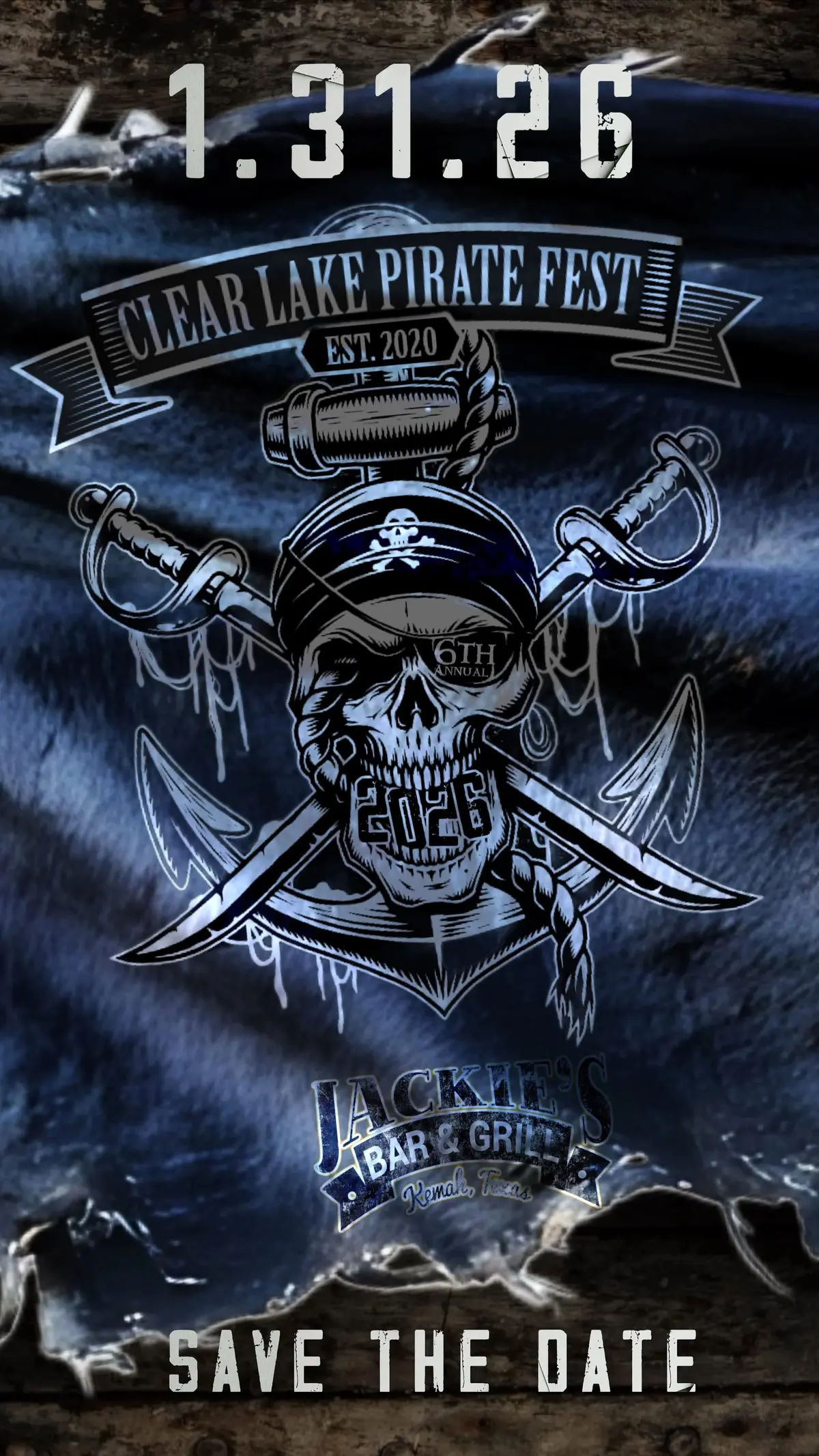 Clearlake Piratefest with Pride o' Bedlam, Master "BONES" Jangle & Zach Tate