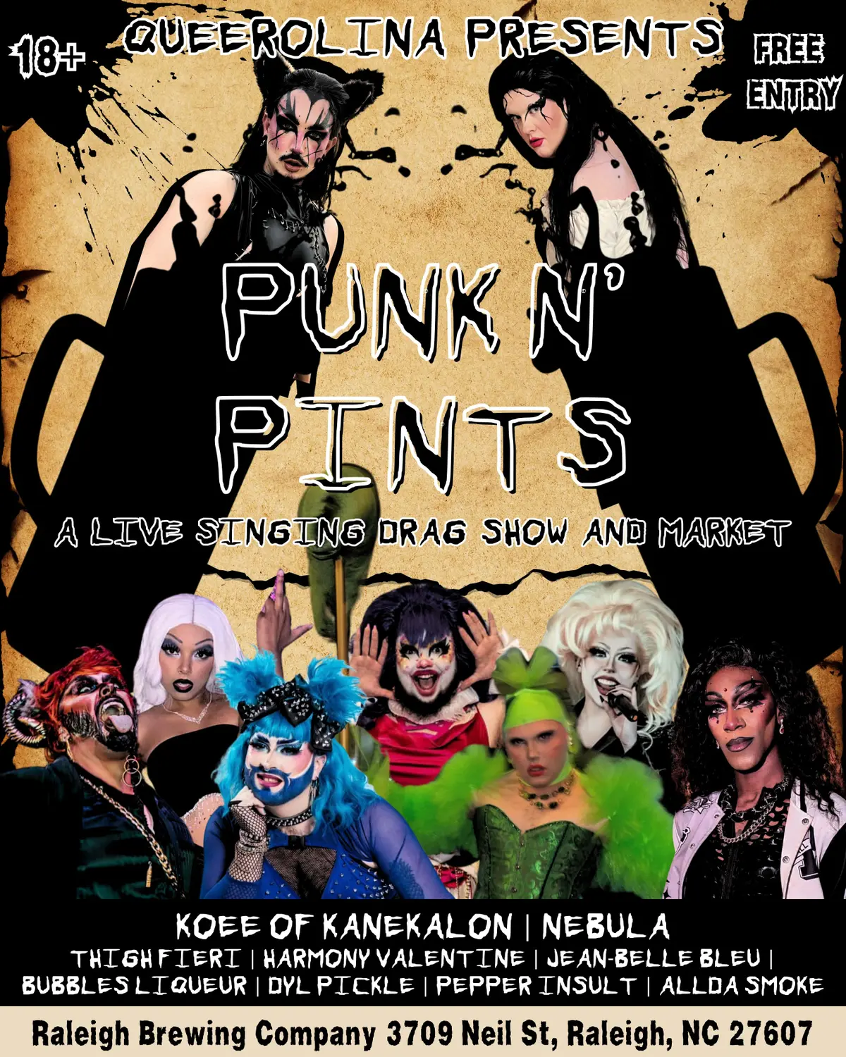 PUNK N' PINTS - A LIVE SINGING DRAG SHOW & MARKET