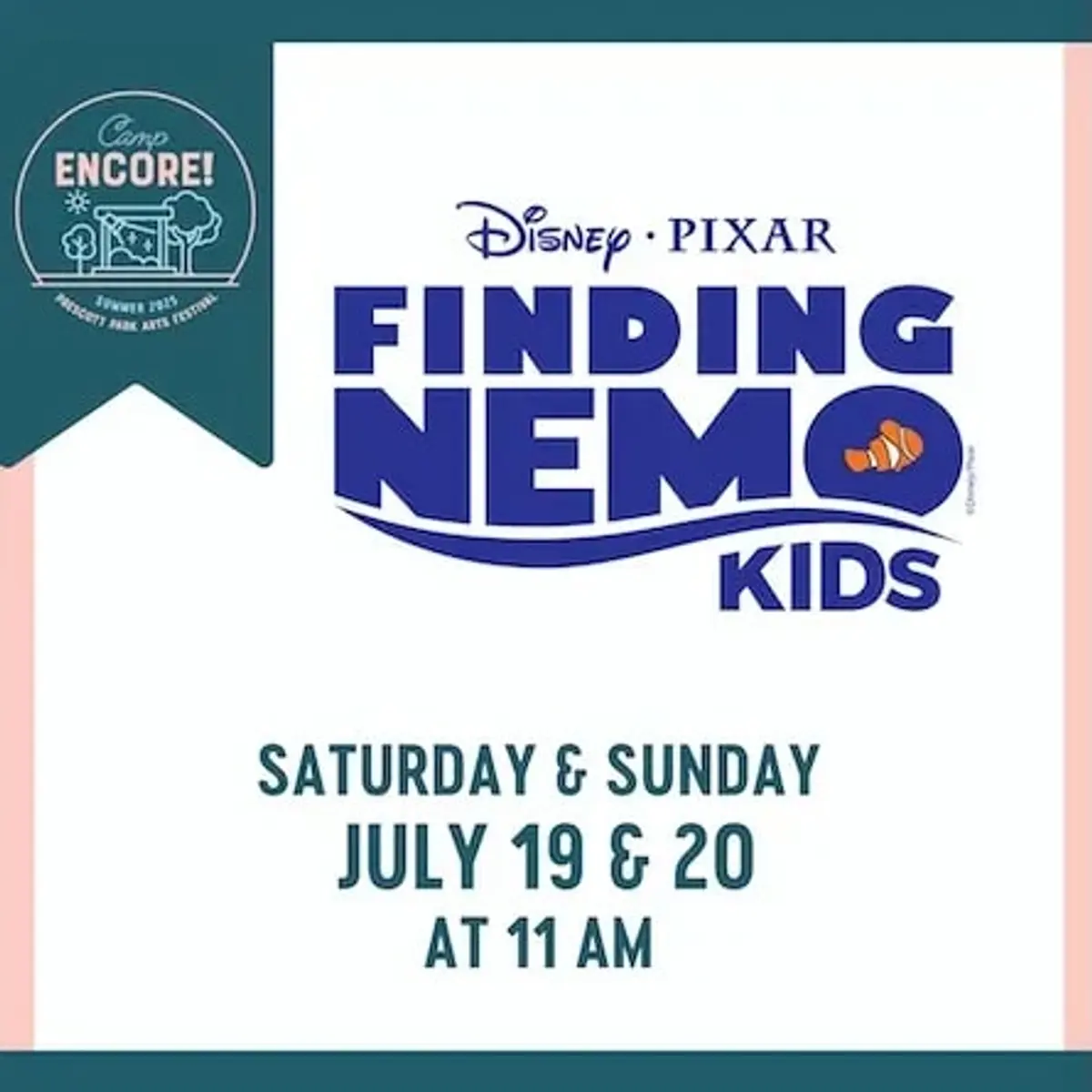 Camp ENCORE! in Finding Nemo Kids