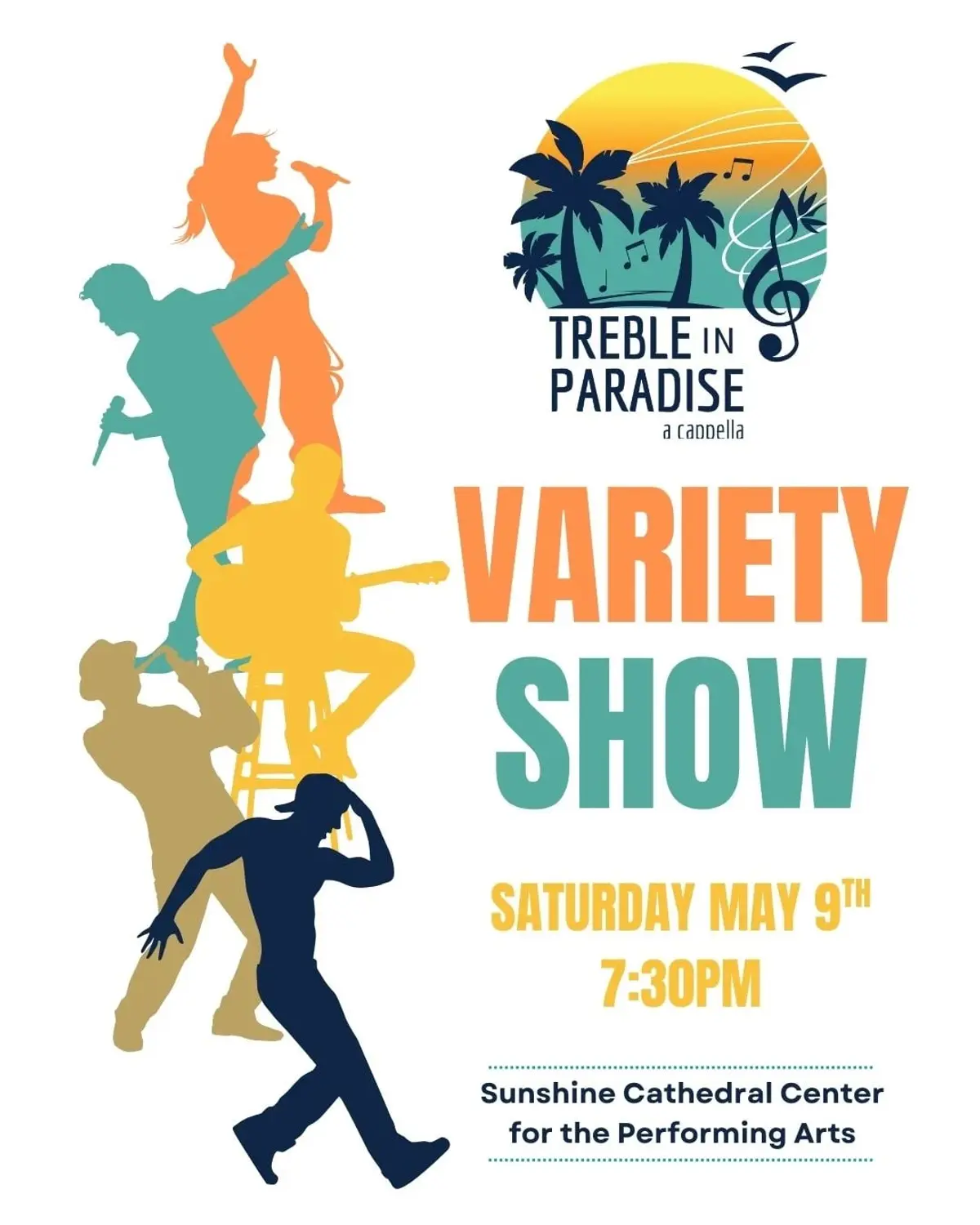 Treble in Paradise a Cappella Variety Show