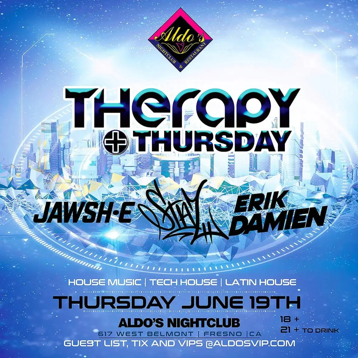 Therapy Thursday (EDM NIGHT)