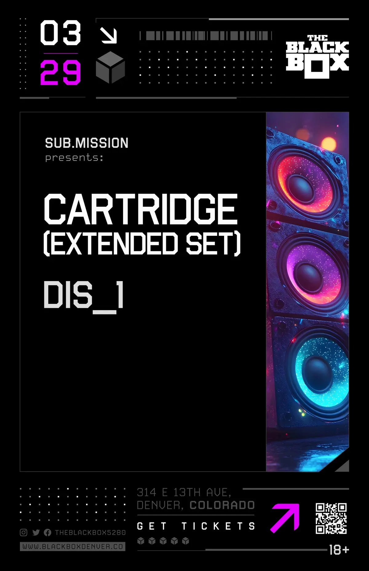 Sub.mission presents: Cartridge (Extended Set) w/ DiS_1