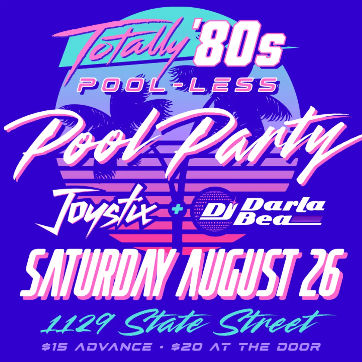 Totally '80s Pool-Less Pool Party