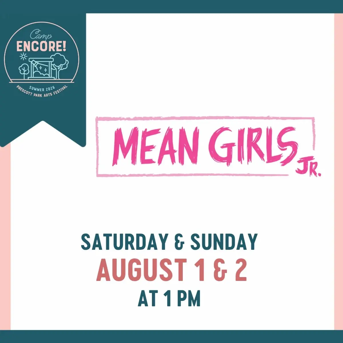 Camp ENCORE! in Mean Girls Jr.
