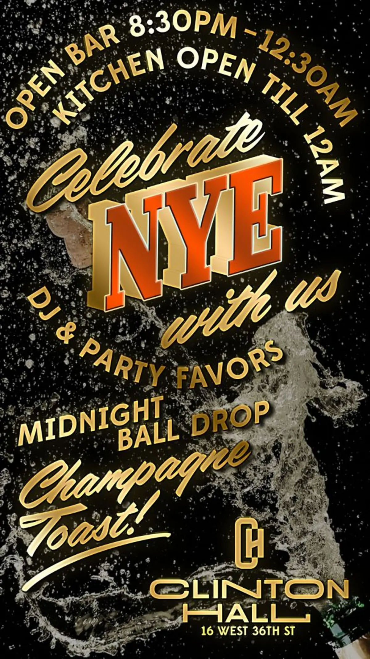 New Years Eve at Clinton Hall 36th St