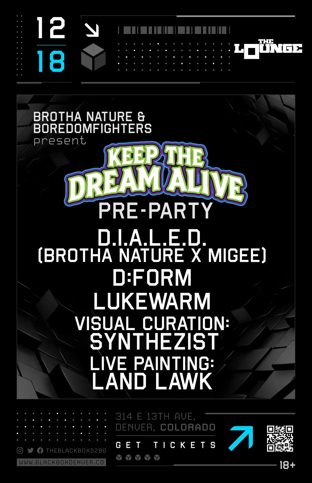 Brotha Nature & BoredomFighters present: Keep The Dream Alive Pre-Party