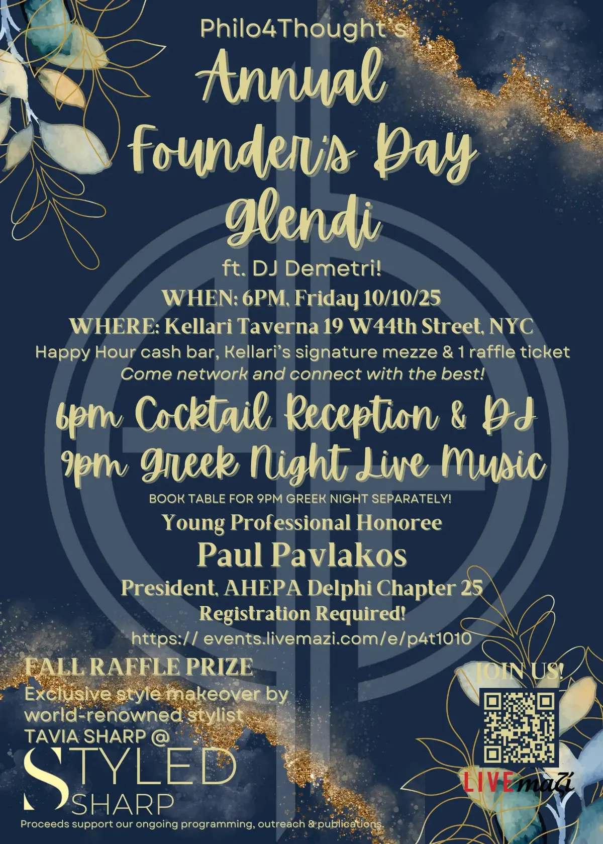 Philo4Thought Annual Founder's Day Glendi