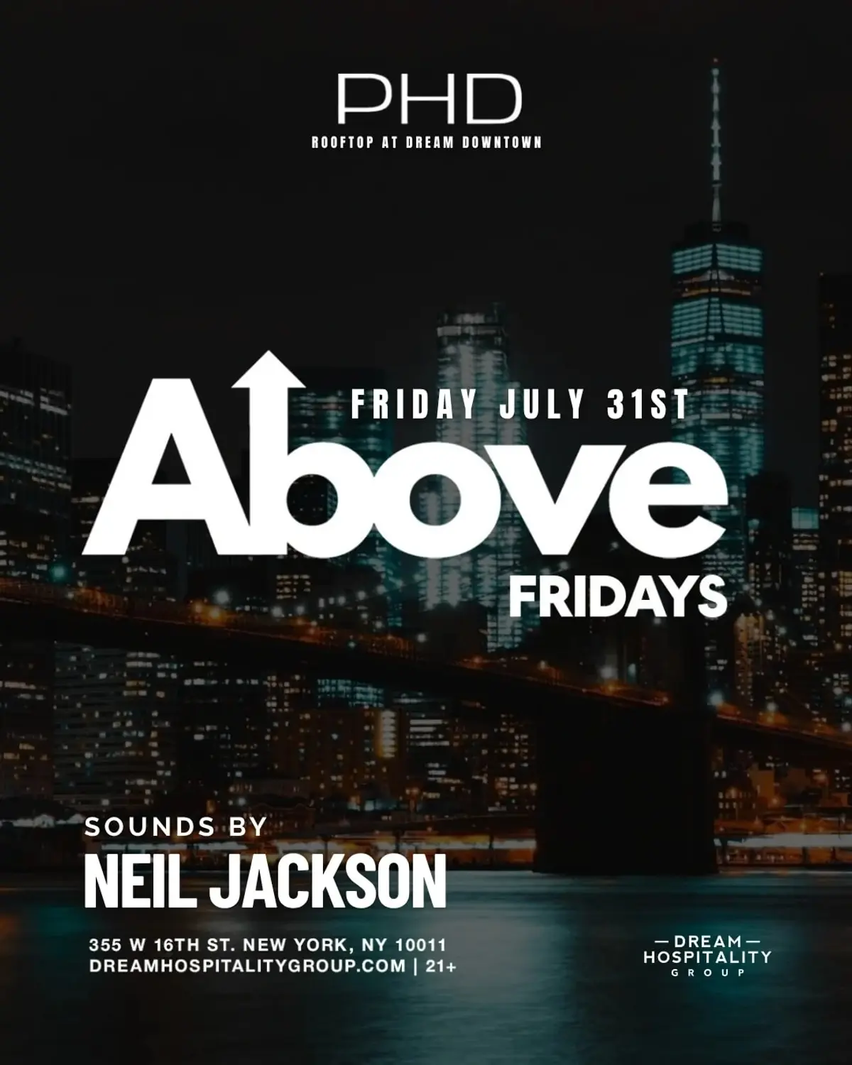 Above Fridays @ PhD Rooftop