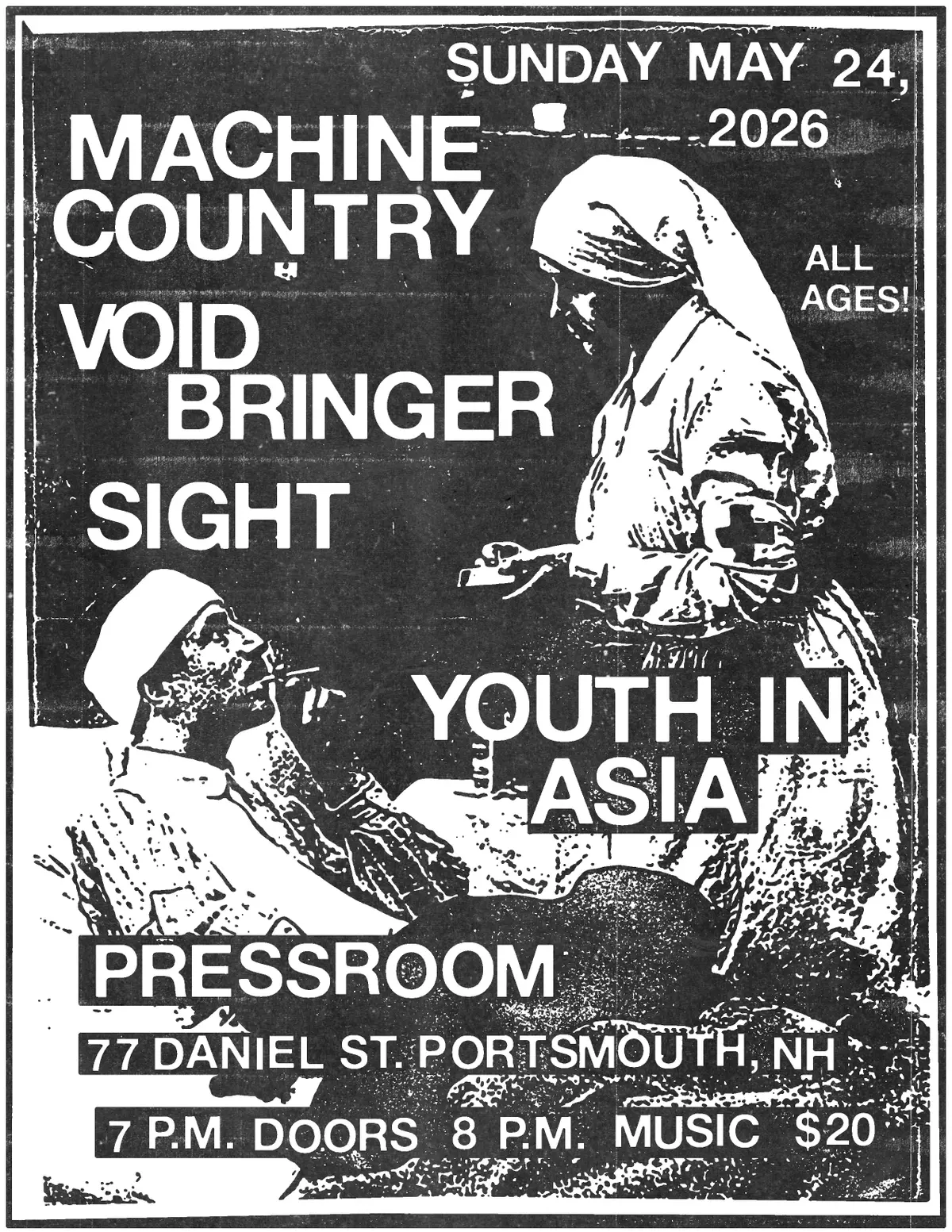 Breakaway Presents: Machine Country, Void Bringer, Sight, & Youth In Asia