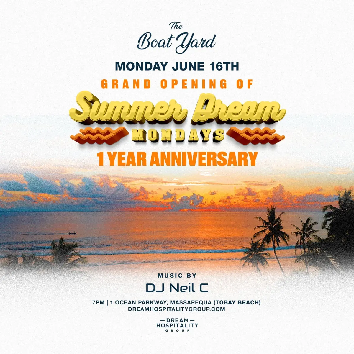 SUMMER DREAM @ THE BOAT YARD