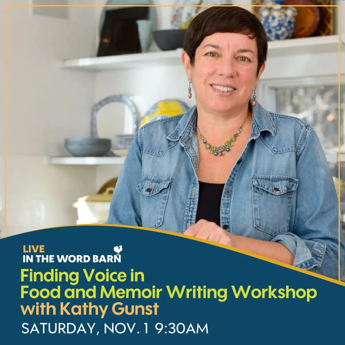 Finding Voice in Food and Memoir Writing Workshop