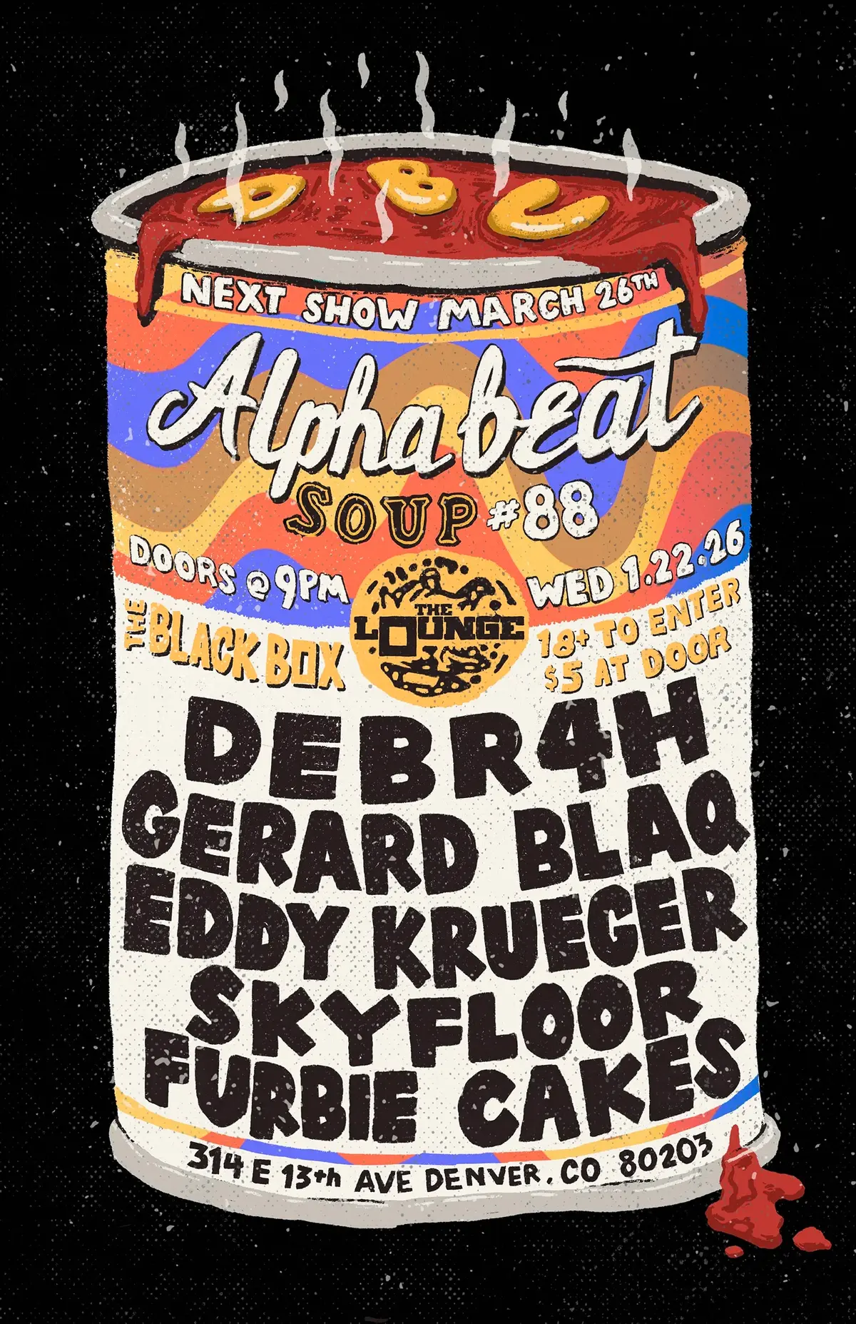Alphabeat Soup #88: Debr4h, Gerard Blaq, Eddy Krueger, Skyfloor, Furbie Cakes