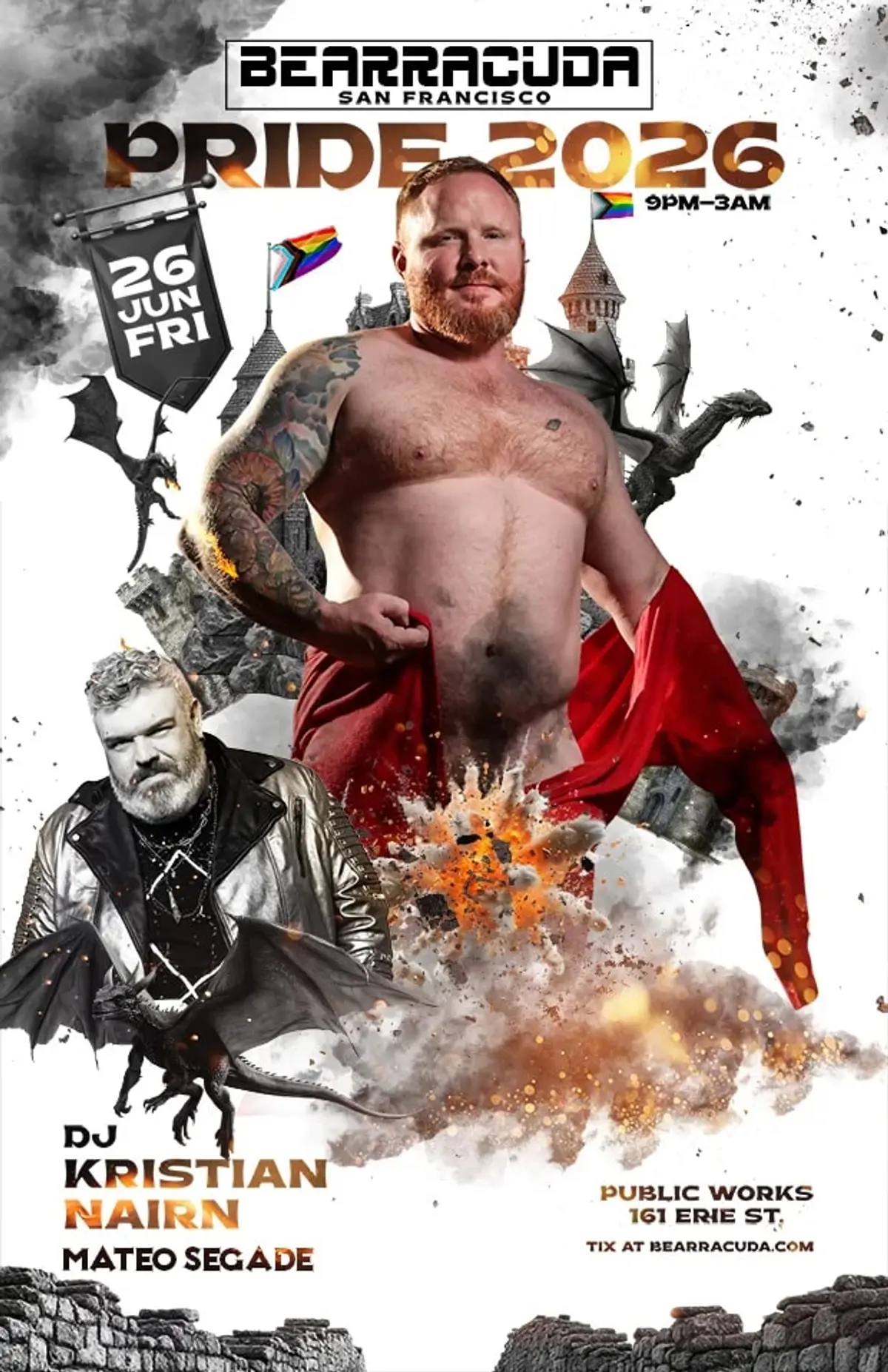 Bearracuda SF Pride 2026: HOLD THE DOOR