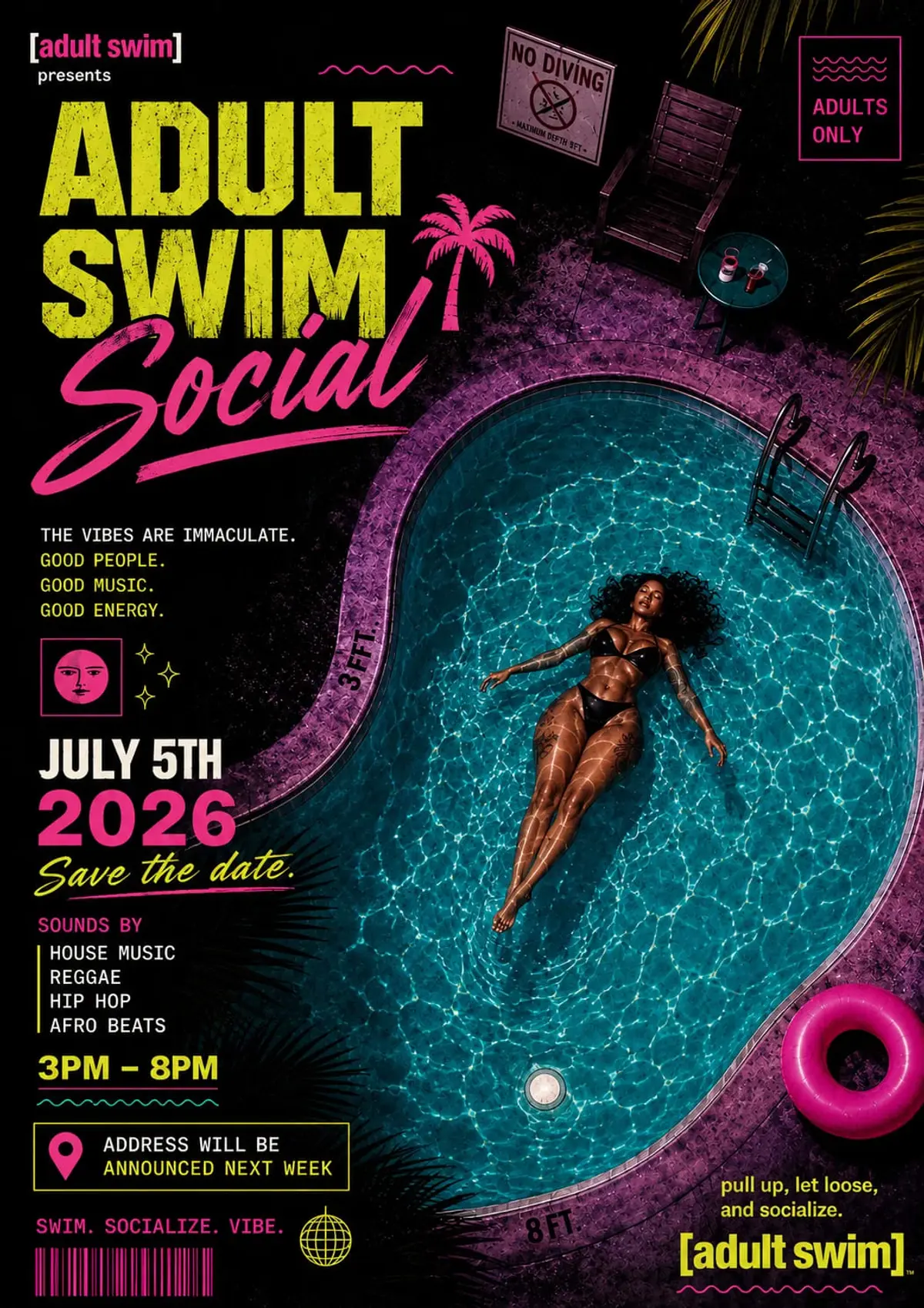 Adult Swim Series Day Party at Ora (21+)