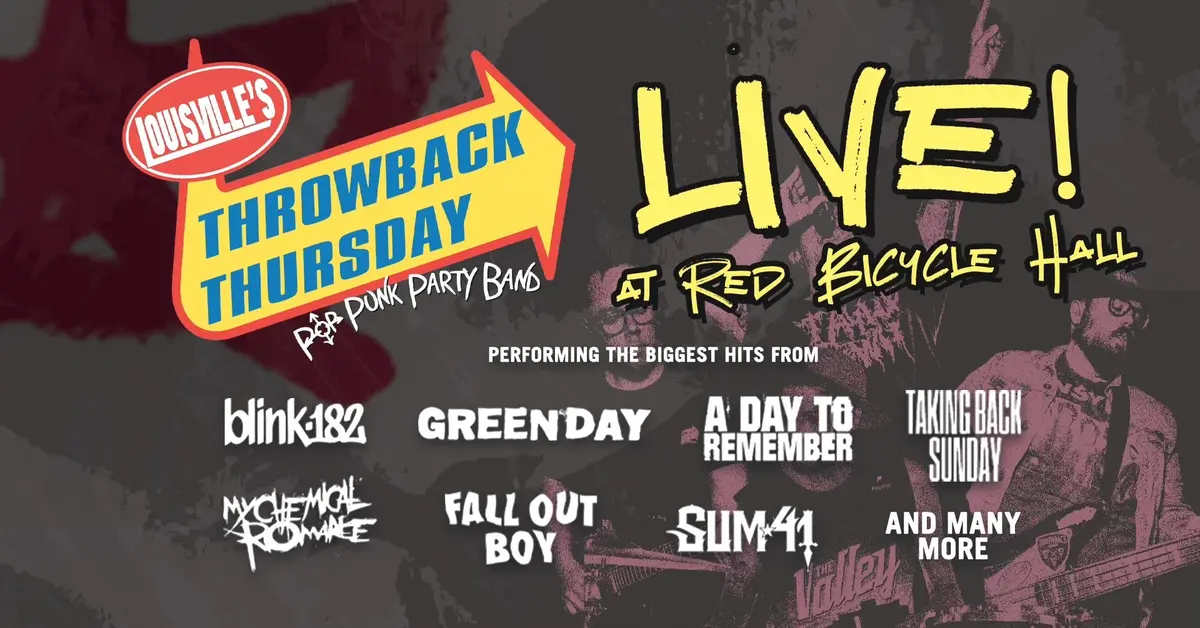 THROWBACK THURSDAY LIVE @ Red Bicycle Hall