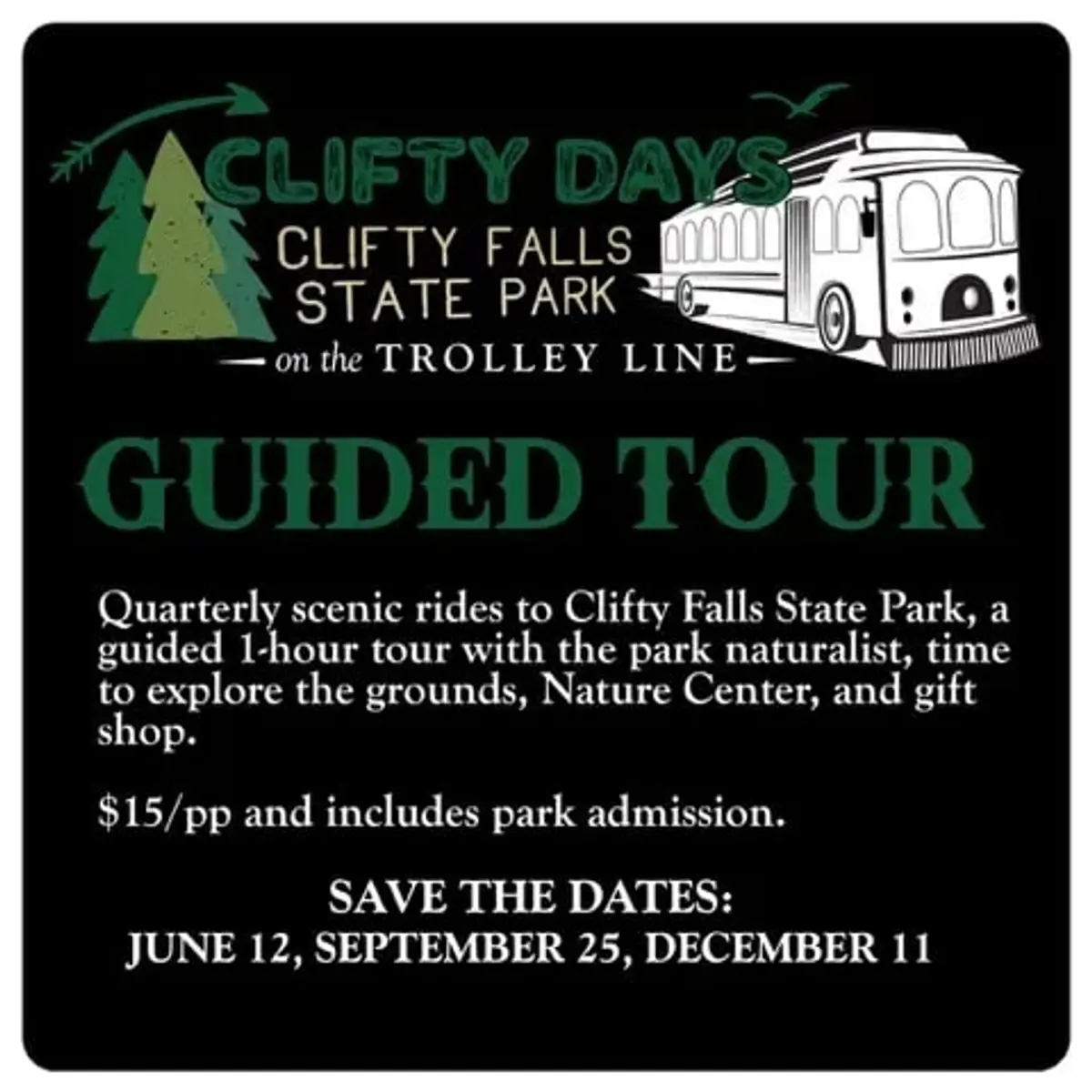 Clifty Day on the Madison Trolley Line