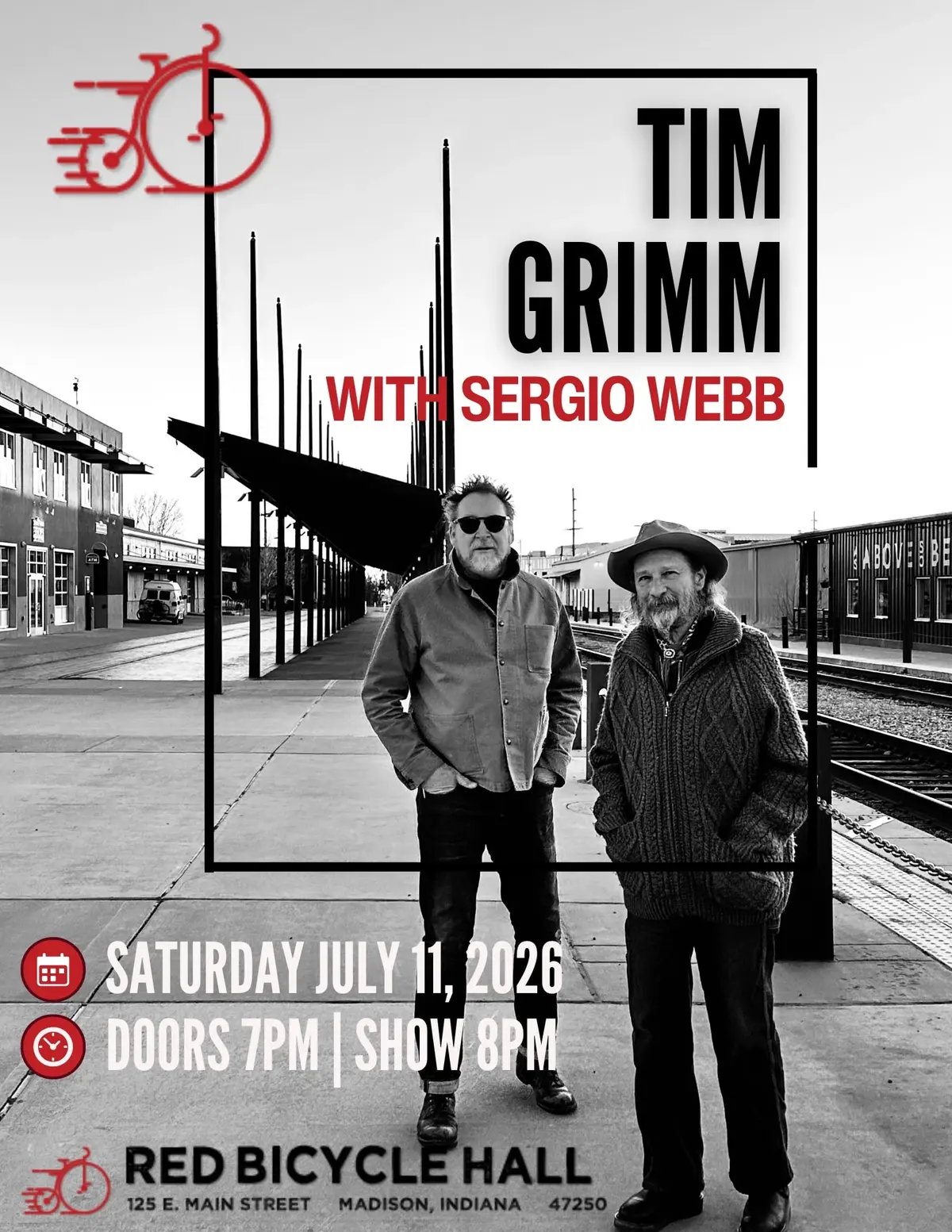 Tim Grimm with Sergio Webb