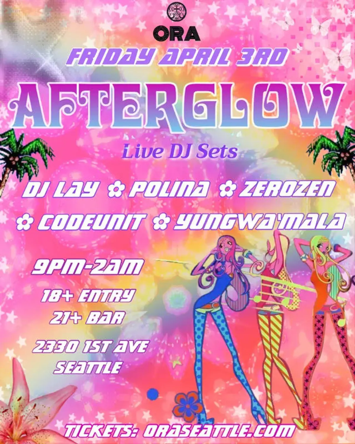 AFTERGLOW: Spring Break Rave at Ora Level One  (18+)
