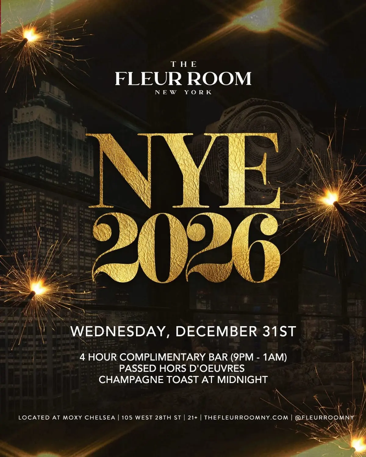 New Year's Eve at The Fleur Room