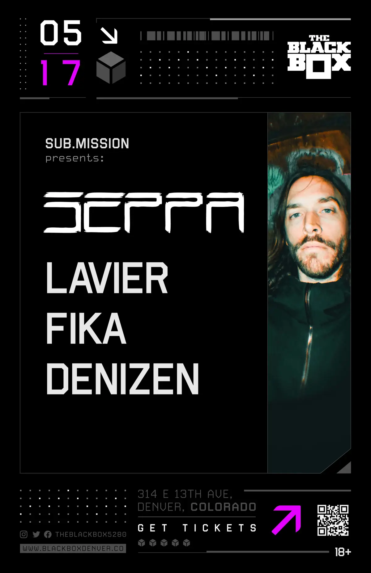 Sub.mission presents: Seppa w/ Lavier, Fika, DeniZen